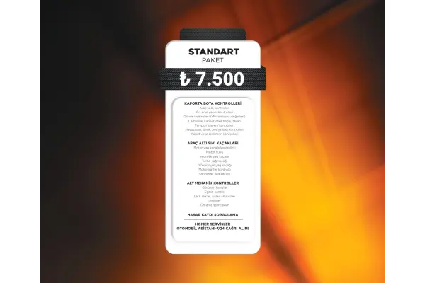 4x4 ve Ticari Araçlar - Standart Paket