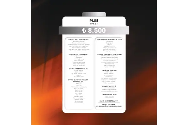 4x2 Binek Araçlar - Hafif Ticari - Plus Paket